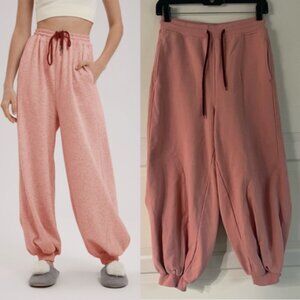 Nap Balloon Cotton Sweatpants joggers pink 30546